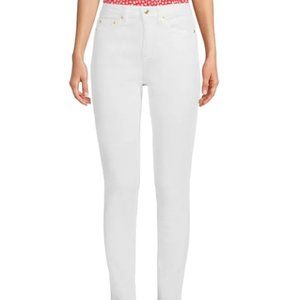 Michael Kors White Izzy Skinny Jeans